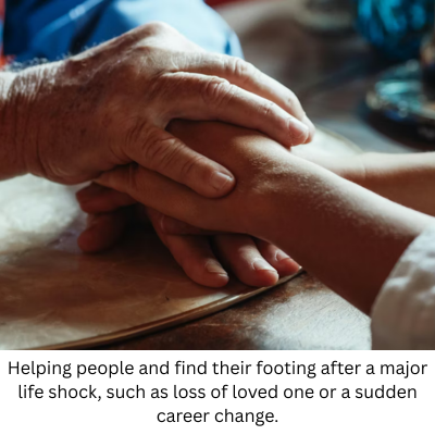 Home helping people and find their footing after a major life shock, such as loss of love (1)