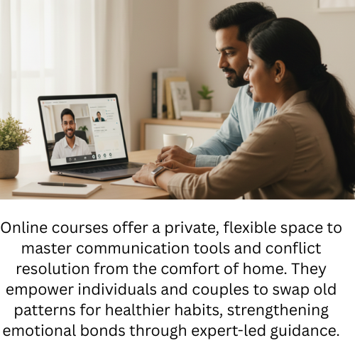 Home online courses offer a private, flexible space to master communication tools and conflict resolution from the comfort of home. they empower individuals and couples to swap old patterns for healthi